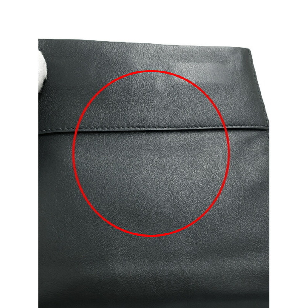 Prada leather shoulder bag Saffiano Leather Flap Black - Picture 6 of 9